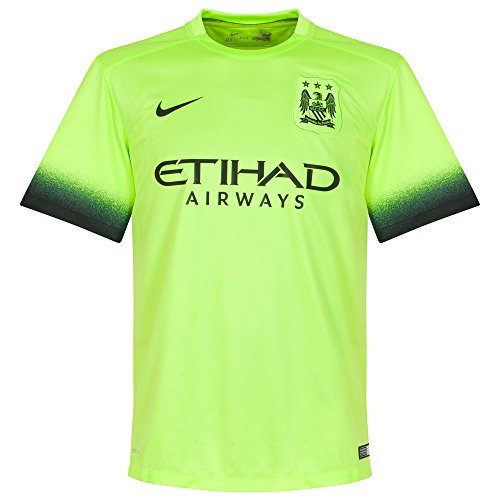 Nike Mens Manchester City Stadium Jersey [GHOST GREEN]