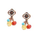 Naturally Yours Bead Trio Copper Hues Earrings