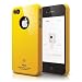 elago S4 Slim Fit Case for iPhone 4-Sport Yellow + HD Professional Extreme Clear film + Logo Protection Film included
