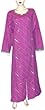 Evening Dress Womens Cotton Kaftan Long Sleeve Multicolored