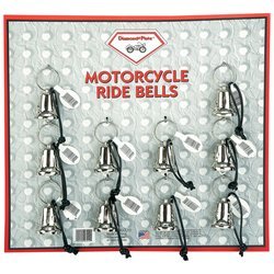 bell under a motorcycle