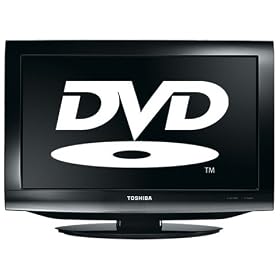 Toshiba 22DV713B 22-inch Widescreen HD Ready LCD TV/DVD Combi with Freeview - Black