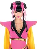Couture Geisha Wig Pink Black Bjork Japanese Asian