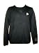 CA$HMERE Mens Punk Skull Cashmere Sweater in Black