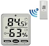 Ambient Weather WS-07 Big Digit 8-Channel Wireless Thermo-Hygrometer