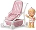Strolling with Baby Caring Corners Dollhouse Play Set with Infant and Stroller