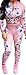 Chellysun Women's Casual Floral Printed 2 Piece Sweatsuit Tracksuit