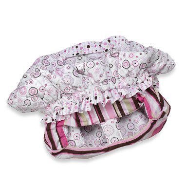 Buy Low Price Cozy Caden Lane 1PCDSCC Classic Pink Circle Dot Shopping Cart Cover 1PCDSCC