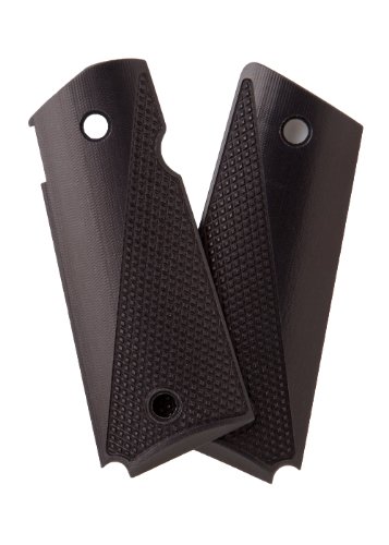 Alumagrips Slimline Tactical Checkering Ambi Grip, Black, Compact On Sale