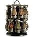 16 Jar Revolving Spice Rack with Spices