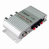 Keedox® Mini HiFi MP3 MP4 2-channel Stereo Amplifier AMP Speaker & Adapter