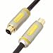 Vivanco HQ Videokabel, S-VHS, Mini-DIN-Stecker <-> Mini-DIN-Stecker, 24k vergoldete Kontakte, Vollmetallstecker, 5m