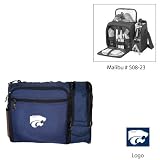 Kansas State Wildcats NCAA Malibu Insulated Pack (Navy) (Embroidered Logo)