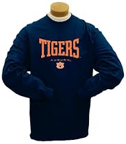 Auburn Tigers Felt Applique Long Sleeve T-Shirt