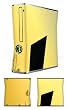 Design Skins for Microsoft Xbox 360 Slim - Gold Crown Design Folie