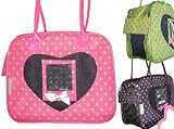 Fancy Polka Dot Dog Cat Pet Carrier