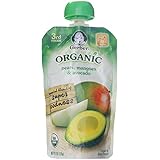Gerber Organic 3rd Foods Fruits - Pears Mangoes & Avocado - 4.23 oz - 6 pk
