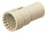 未来工業 コンビネーションカップリング PF管28mm⇔VE管28mm接続用 Gタイプ ベージュ MFSVE-28G