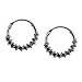 Bali Hoop Earrings Sterling Silver