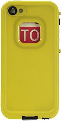 XGUARD Newest V4 Waterproof Shockproof Dirtproof Snowproof Fingerprint Scanner Full Protection Case Cover for Iphone 5s (Yellow)