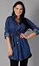 ABYDOS Denim Print Shirt Dress