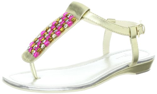 Cole Haan Sandals Cole Haan Kids Kelsey Thong Sandal (Little Kid/Big Kid),Gold,13 M US Little Kid