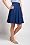Stretch Gab High Waist Full Pleated Skirt
