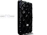 Samsung Galaxy S 2 II i9100 Novoskins CoCo NoVo Black Quilted TPU Case