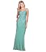 Formal Evening Gown. Sage Sequined Beaded Dress for Prom, Party, Wedding by Sean Collection (1844)
