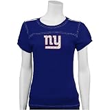 New York Giants Royal Blue Ladies Studded Gal T-shirt