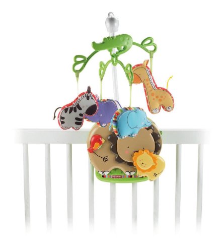 Fisher-Price Snuggle Cub Soother Mobile, Luv U Zoo