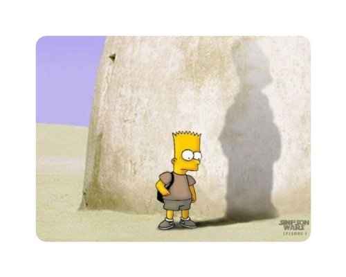  Brand New Simpsons Mouse Pad Star Wars