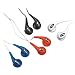 Electronics : CTA Digital 4-Pack Gellybean Earbuds (Black, White, Red, Blue)