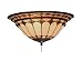 Landmark 990-J Diamond Ring 2-Light Fan Kit/Ceiling Mount, Burnished Copper
