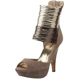 bebe Womens Jealous Platform Sandal,Taupe/Gold,6 M US 41X oj6dyAL. SL160 bebe Womens Jealous Platform Sandal,Taupe/Gold,6 M US