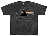 Liquid Blue Men's Pink Floyd Dark Side Vintage Short Sleeve Tee,Grey,X-Large