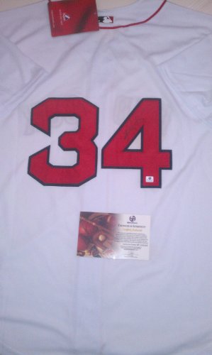David Ortiz Signed Boston Red Sox Authentic Jersey Size 50
