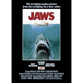 Posters: Les Dents De La Mer Poster - Richard Dreyfuss Par Steven Spielberg (91 x 61 cm)