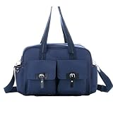 MENGMA 3点セット4colors ショルダーバッグ ハンドバッグ　斜め掛け　マザーズバッグ　大容量　高収納 (dark blue)