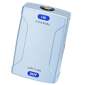 Digital Audio Coaxial SPDIF Coax to Toslink Optical Digital Converter by Unique Products Online