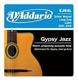 Produkt-Bild: D'Addario EJ84 Gypsy Jazz Loop End Guitar StringsEJ84L 10-44