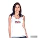 Cleveland Cavaliers White Retro Tank Top with Swarovski Crystal Necklace by Majestic Threads