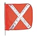 Warning Whip, HD, 12 Ft, Includes X Flag