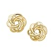 14K Yellow Gold ''Love Knot'' Earrings