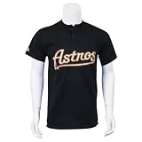 Houston Astros 2-Button Classic MLB T-Shirt - Black - Medium