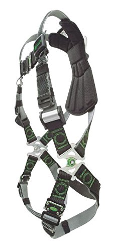 Miller RDT-QC/XXL/XXXLBK Revolution Harness with DualTech Webbing and Quick-Connect Leg Buckles, Black, 2X/3X