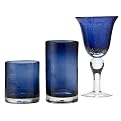 Slate Blue Glassware Collection