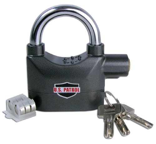 U.S. Patrol JB5593 Siren Padlock Alarm