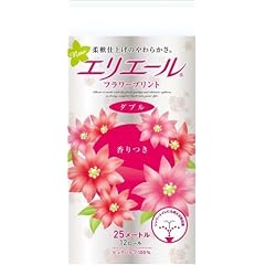 エリエール トイレットティッシュ フラワープリント 12R