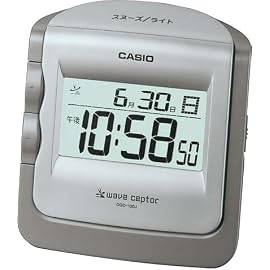 CASIO wave ceptor 電波デジタル目覚し時計 DQD-130J-8JF （福島・九州両局対応） カレンダー表示